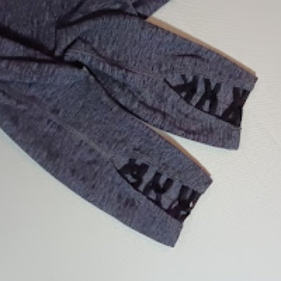 Beyond Yoga Cross It Back Gray Active Leggings, M - Picture 3 of 3